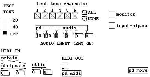 test tone patch