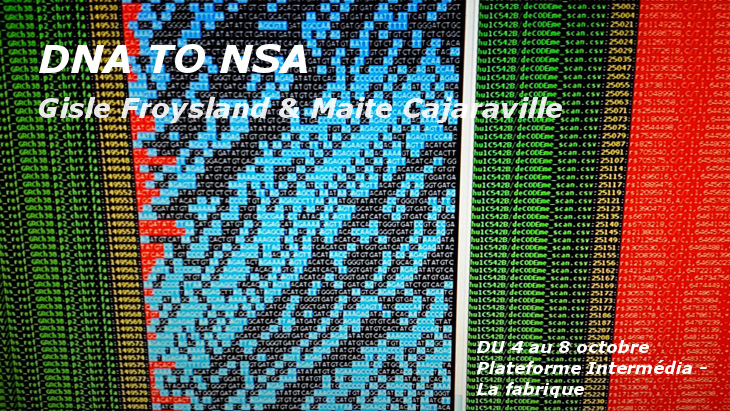 Exposition : DNA to NSA – Du 4 au 8 octobre
