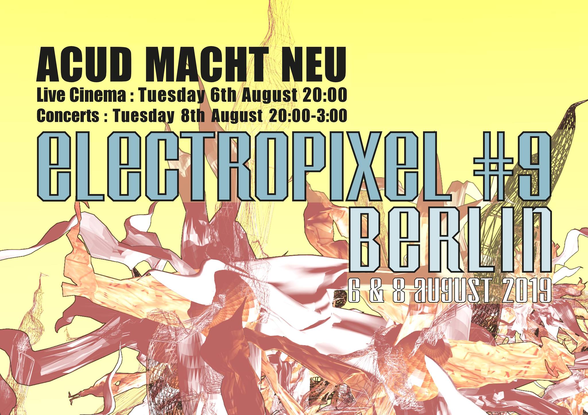 Electropixel #9 – du 6  août au 8 août : Berlin