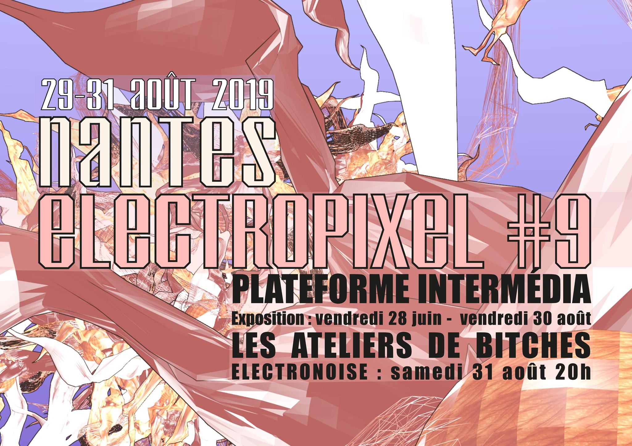 Electropixel #9 – the 28th of June at 31th of August : Nantes