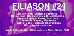 Filiason 24 – Harsh Noise, Circuit Bending & Bandes Magnétiques – Bonne année!