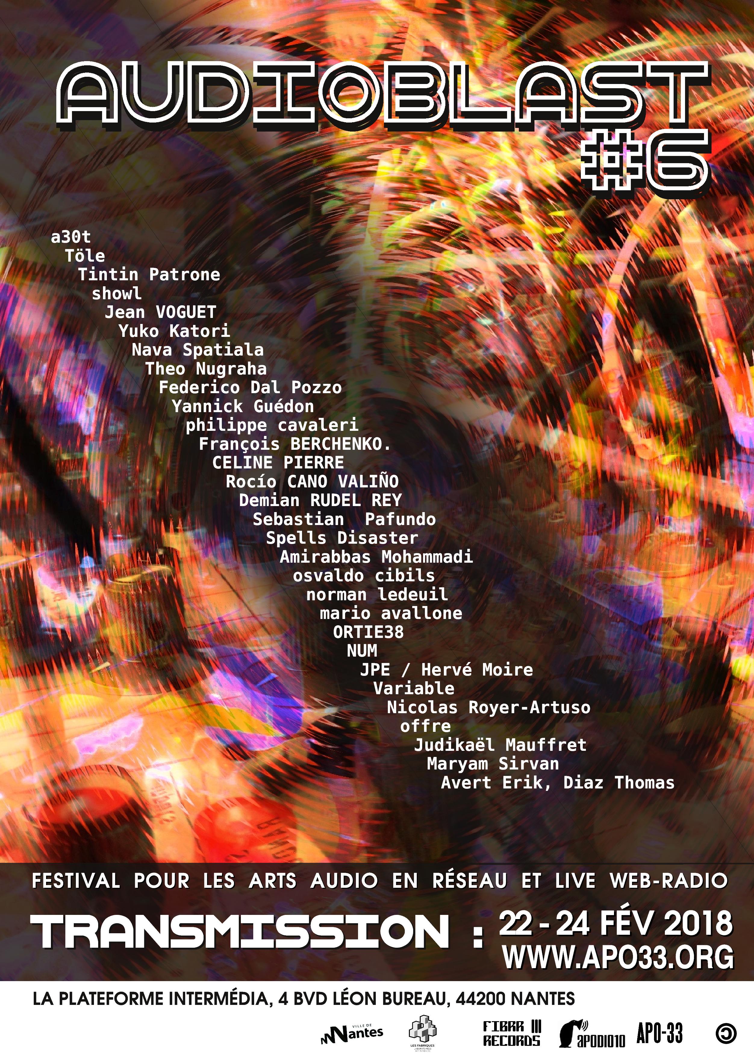 Festival Audioblast – du 22 au 24 février