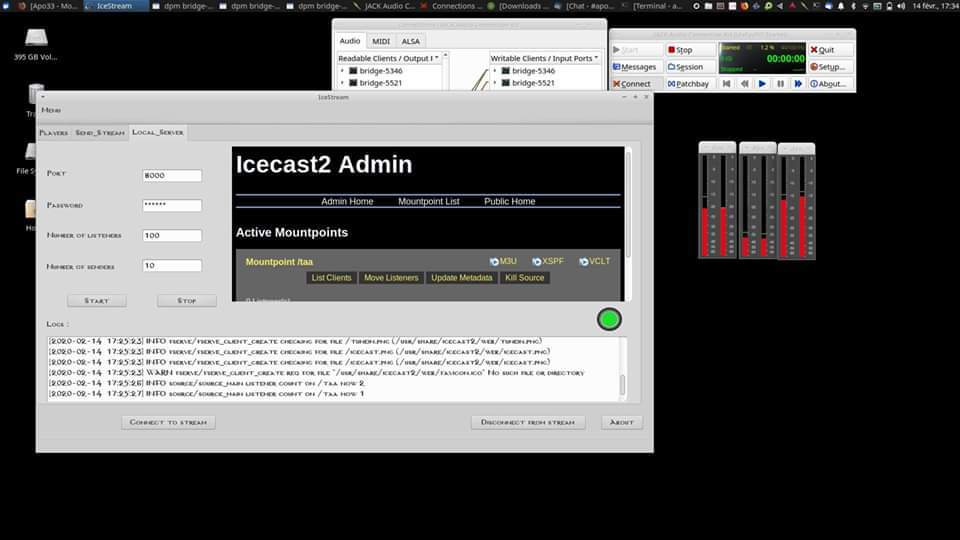 Hackerspace : how to use Icestream under Gnu / Linux