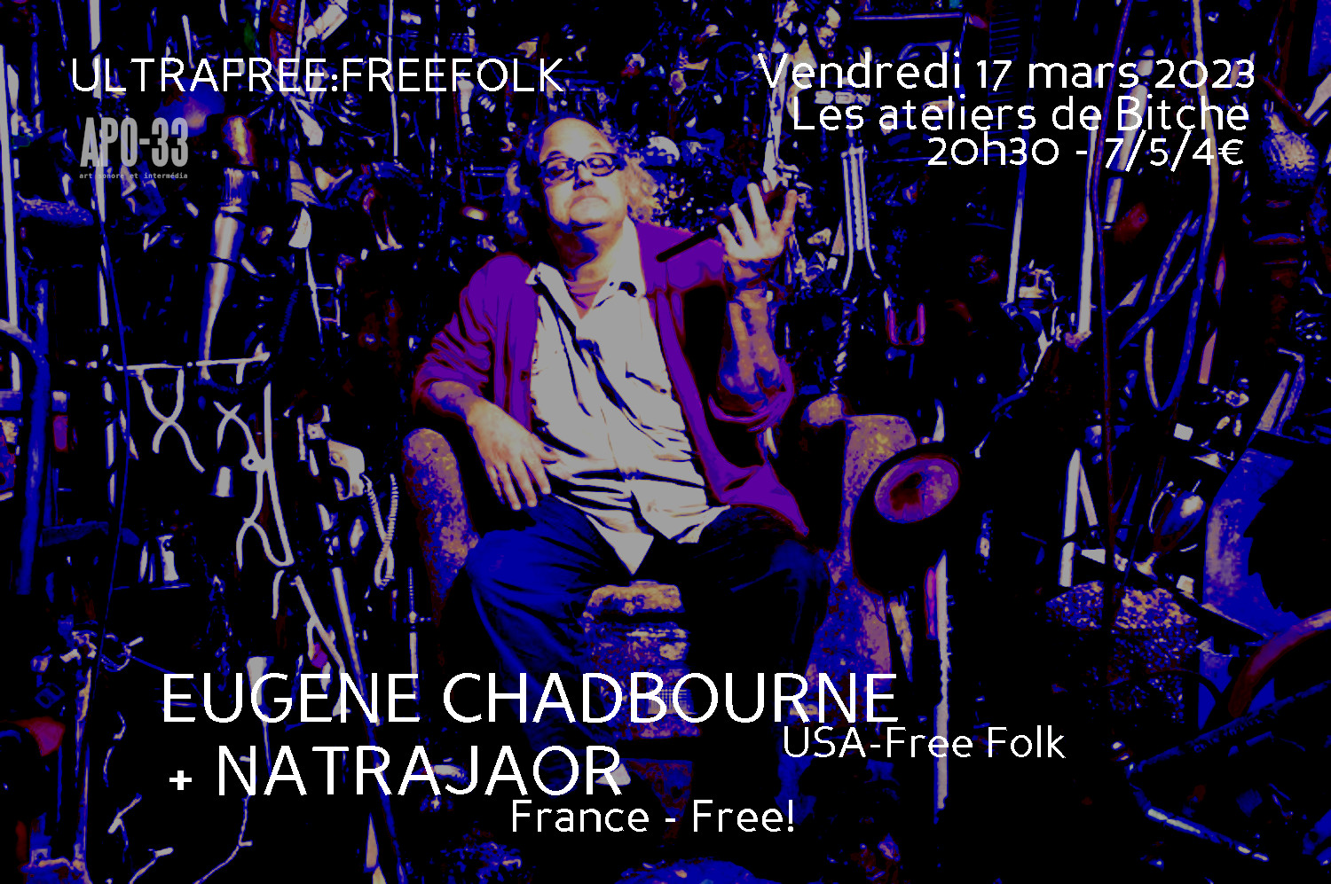 ULTRAFREE:FREEFOLK : EUGENE CHADBOURNE + NATRAJAOR