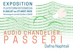 Exposition Audio Chandelier : Passeri de Dafna Naphtali