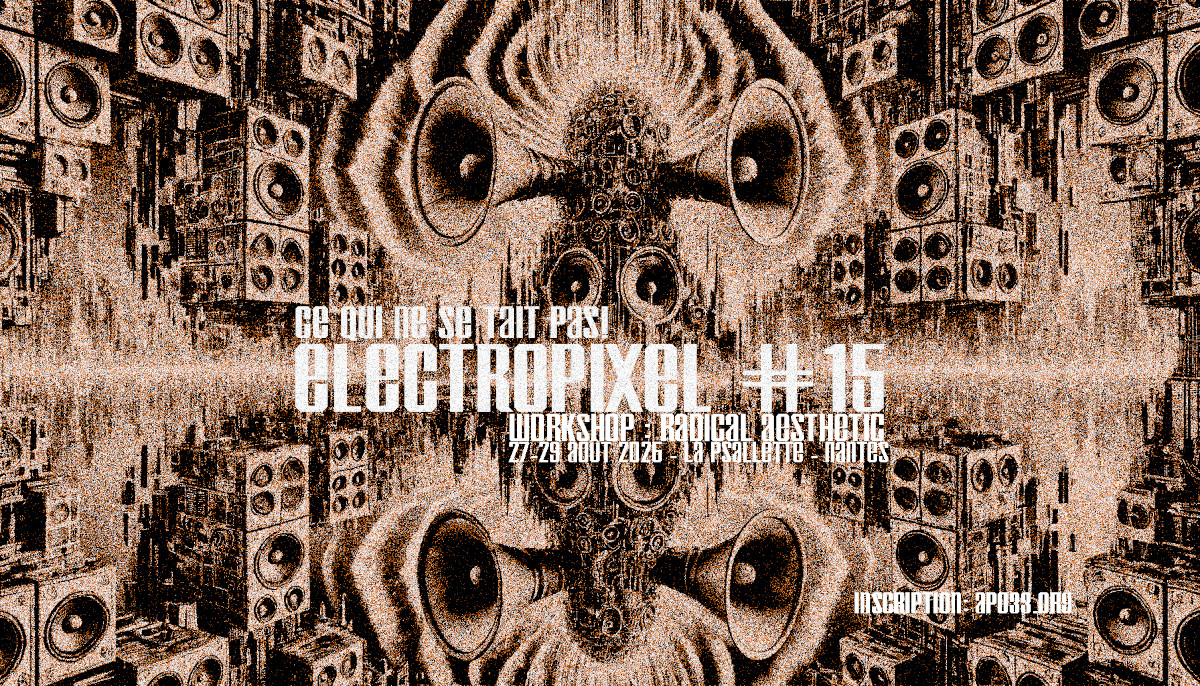 Workshop Radical Aesthetic – Electropixel15