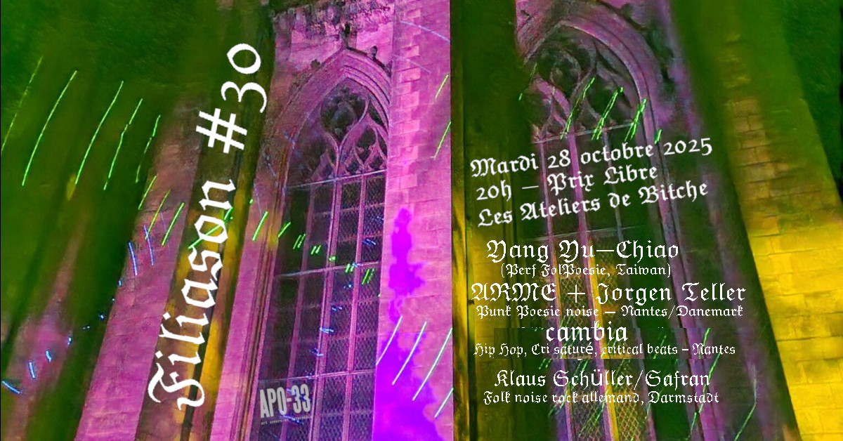 Filiason 30 – ARME / Jorgen Teller / Cambia / Klaus Schüller / Yang Yu-Chiao