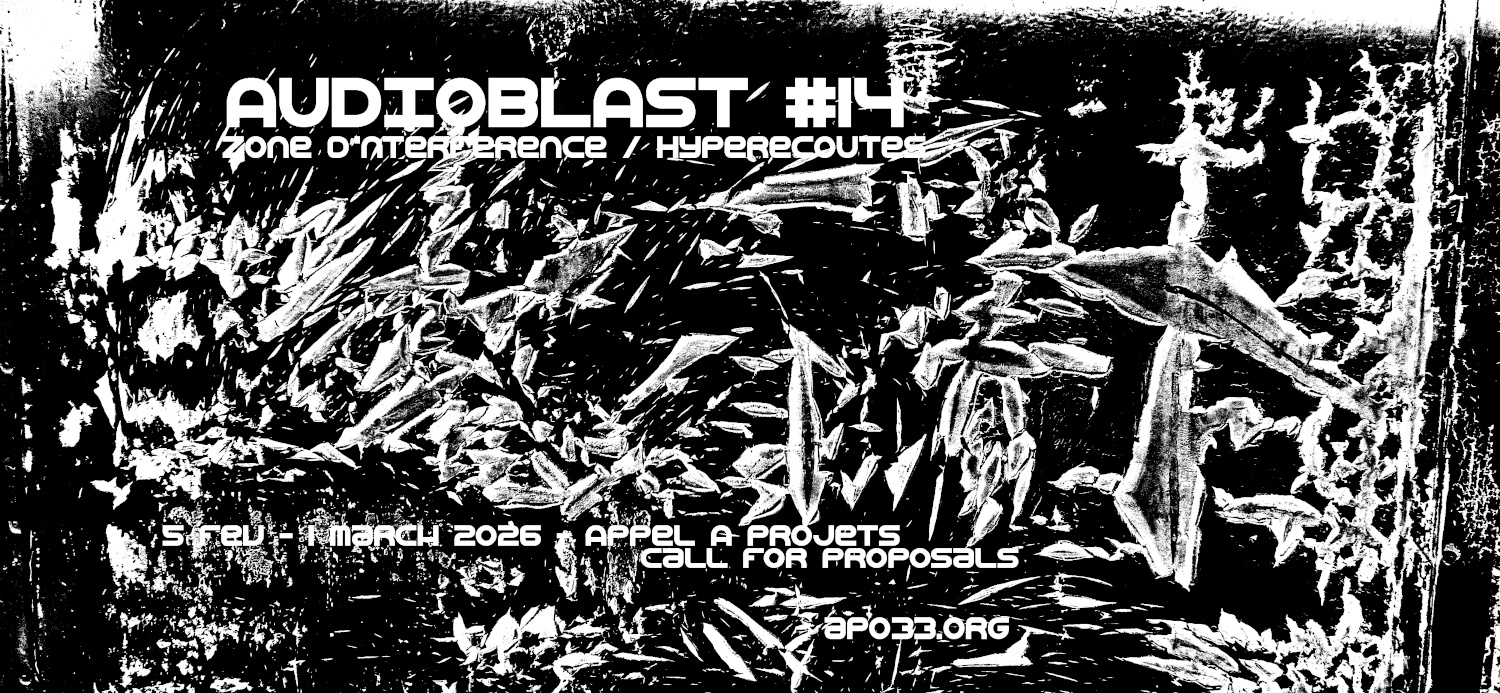 APPEL À PROJETS — FESTIVAL AUDIOBLAST 2026