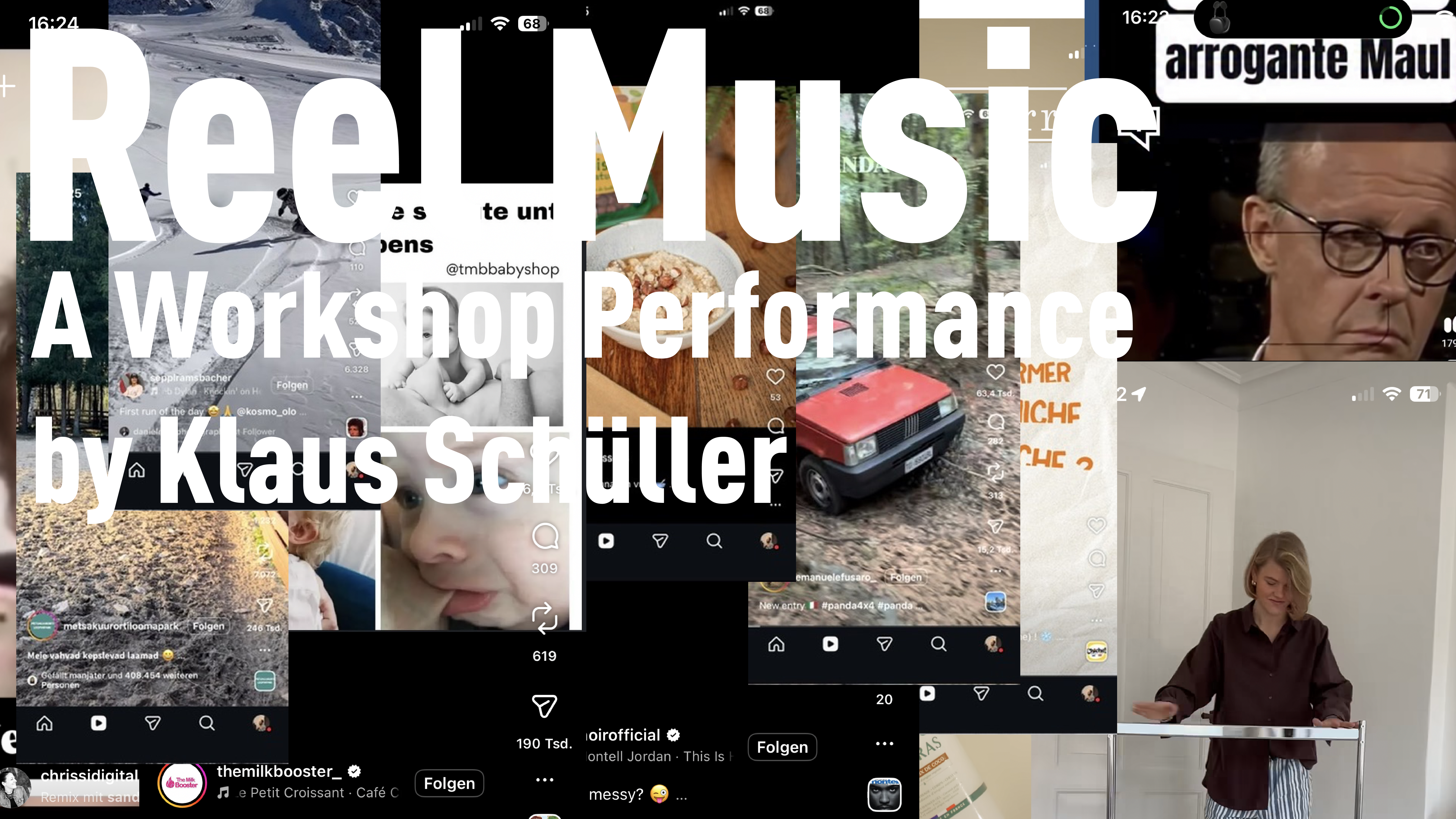 Atelier-performance de Klaus Schüller