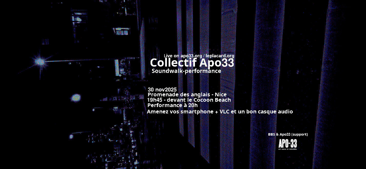 Collectif Apo33 – performance-soundwalk – FocusRight & Soundwalk