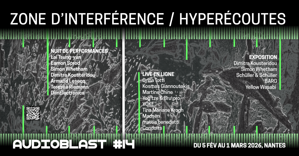 Festival Audioblast #14 : Zone d’interférence / Hyperécoutes