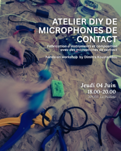 Atelier DIY Contact Microphones & Collective Improvisation