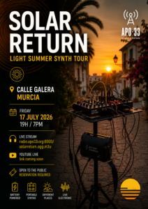 Solar Return – Live in Murcia – 17 juillet 2026