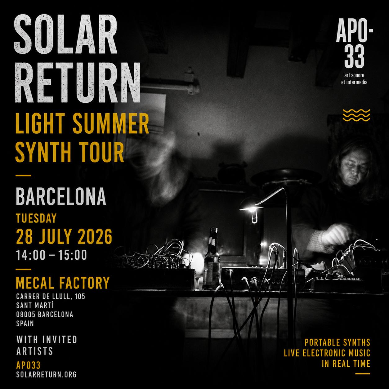 Light Summer Synth Tour – Barcelona