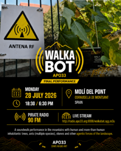 Performance CanalBot – sortie de résidence – Lundi 27 juillet 2026