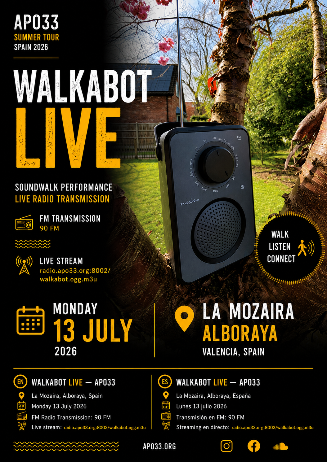 Walkabot live at la Mozaira