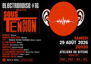 ELECTROPIXEL #16 — SOUS TENSION 28–29 août 2026 · Nantes